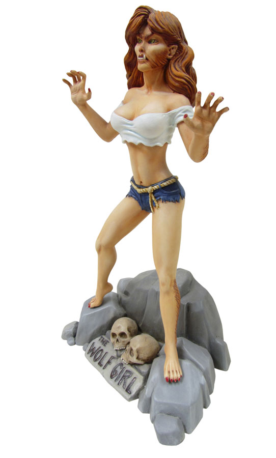 Wolf Girl 1/8 Scale Model Kit - Click Image to Close