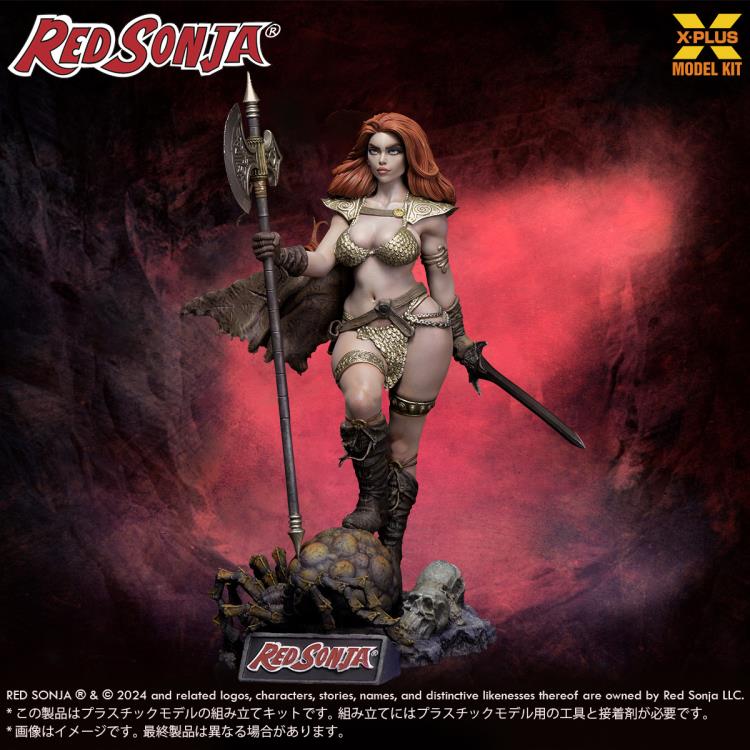 Red Sonja 1/8 Model Plastic Kit By X-Plus - Click Image to Close