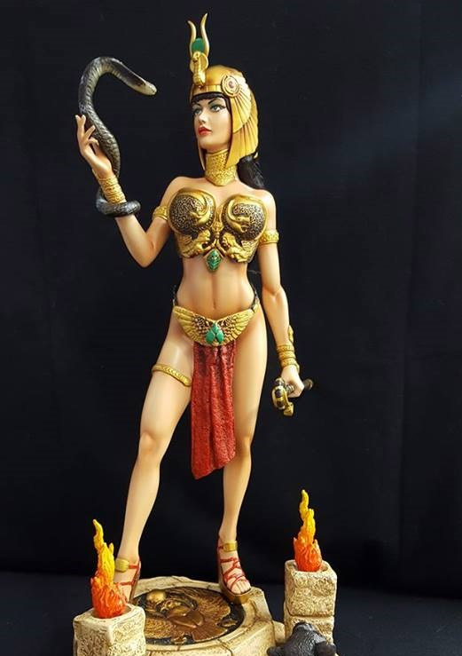 Historical Goddess Collection Vol. 1 Cleopatra "The Last Kiss" (Michel Rodriguez) 1/6 Statue by Yamato - Click Image to Close