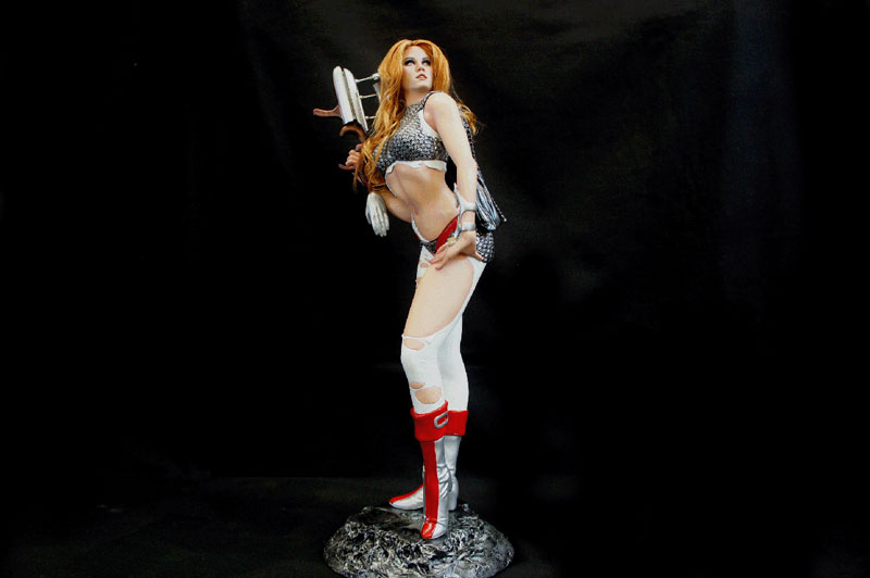 Barbarella Queen Of Galaxy Warrior 1/4 Scale 18" Tall Model Kit - Click Image to Close