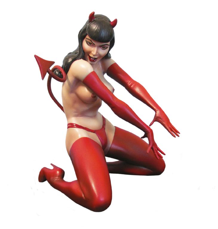 Devil Girl 7" Resin Model Kit - Click Image to Close