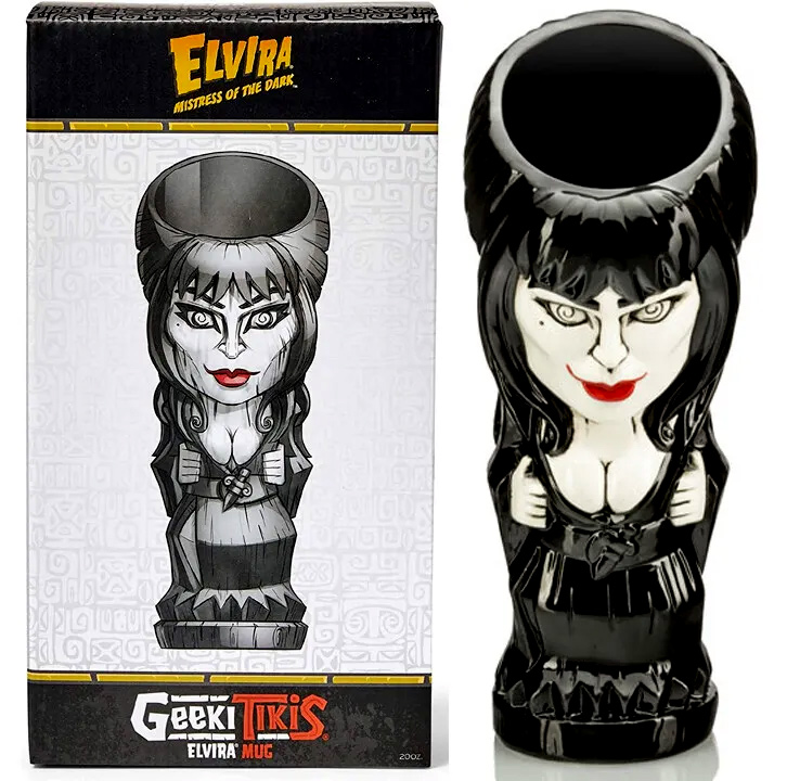 Elvira Mistress of the Dark 20 oz. Geeki Mug - Click Image to Close