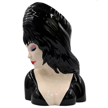 Elvira Portrait Ceramic Vase - Click Image to Close