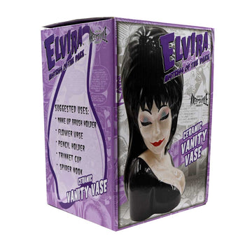 Elvira Portrait Ceramic Vase - Click Image to Close