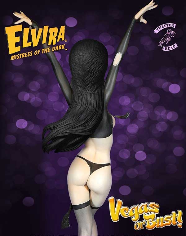 Elvira Mistress Of The Dark "Vegas or Bust" Maquette Statue - Click Image to Close