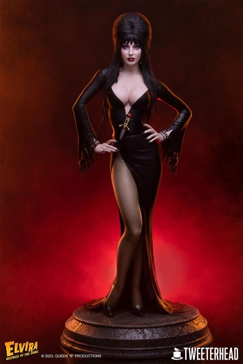 Elvira: Mistress of the Dark 1/4 Scale Maquette Statue - Click Image to Close