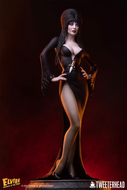 Elvira: Mistress of the Dark 1/4 Scale Maquette Statue - Click Image to Close