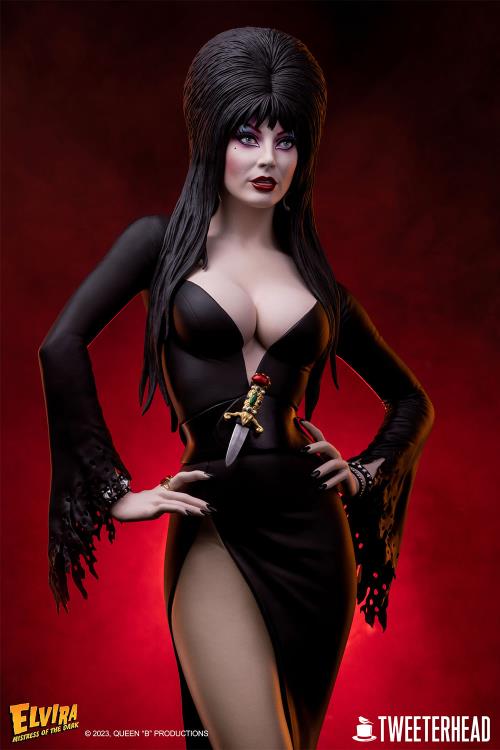 Elvira: Mistress of the Dark 1/4 Scale Maquette Statue - Click Image to Close