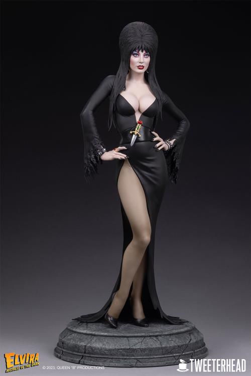 Elvira: Mistress of the Dark 1/4 Scale Maquette Statue - Click Image to Close
