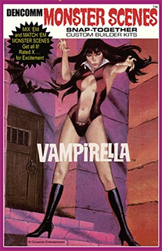 Monster Scenes Vampirella Aurora Re-Issue 1/13 Scale 55th Anniversary Limited Edition Model Kit #638 - Click Image to Close