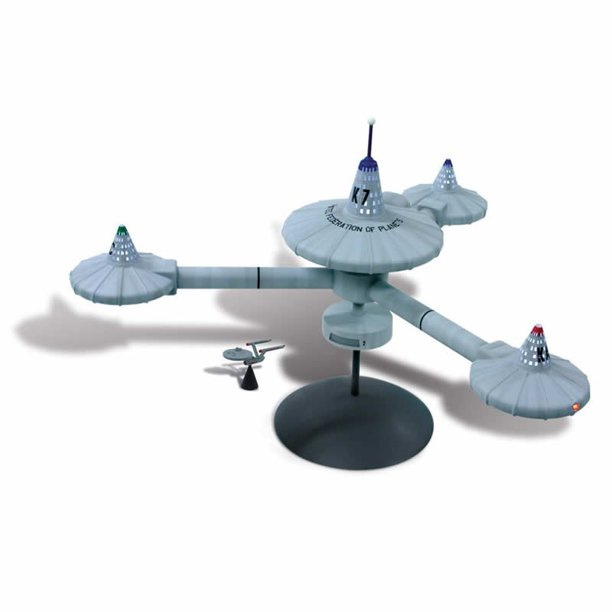 Star Trek K-7 Space Station 1976 1/7600 Scale Reissue Model Kit by AMT - Click Image to Close