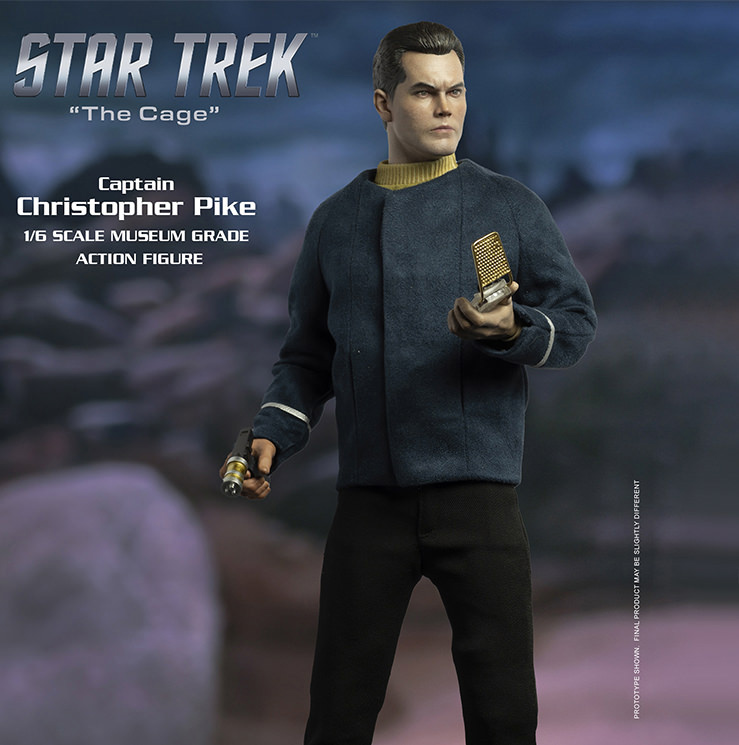 Star Trek The Cage Captian Christopher Pike 1/6 Figure - Click Image to Close