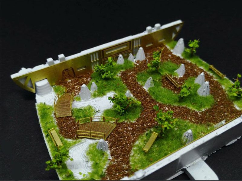 Star Trek TOS Enterprise NCC-1701 Arboretum 1/350 Scale Model Kit Detail Set Photoetch by Green Strawberry - Click Image to Close