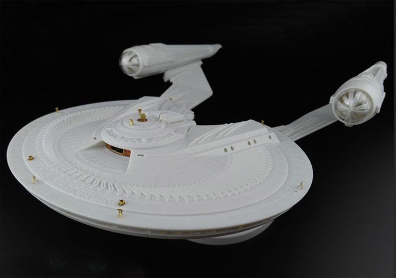 Star Trek Beyond U.S.S. Franklin 1/350 Scale Model Kit Detail Set with Photoetch by Green Strawberry - Click Image to Close