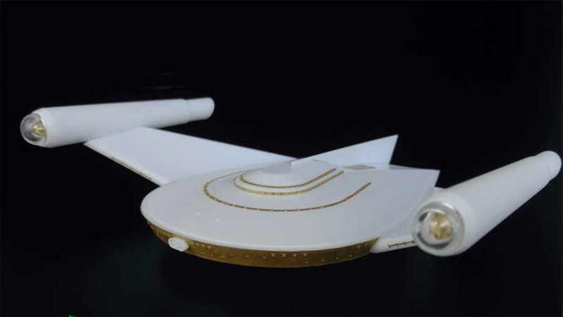 Star Trek Romulan Bird of Prey 1/1000 Scale Photoetch Detail Set by Green Strawberry - Click Image to Close