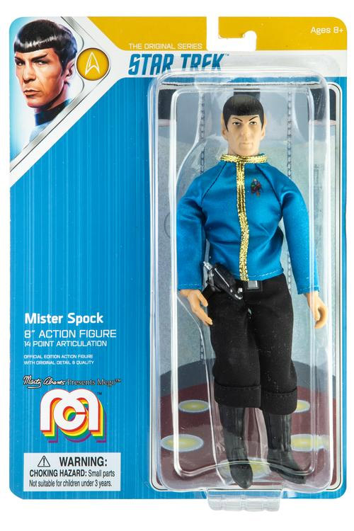 Star Trek TOS Mister Spock in Dress Uniform 8" Figure by Mego - Click Image to Close