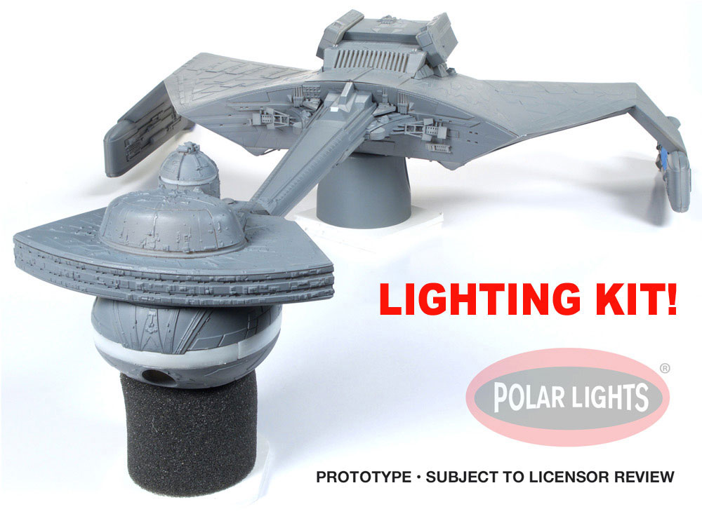 Star Trek  Klingon Kronos One or K 'T'inga 1/350 LIGHT KIT Polar Lights - Click Image to Close