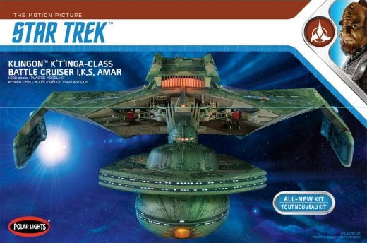 Star Trek The Motion Picture Klingon K'T'inga Battlecruiser 1/350 Scale Model Kit Ktinga - Click Image to Close