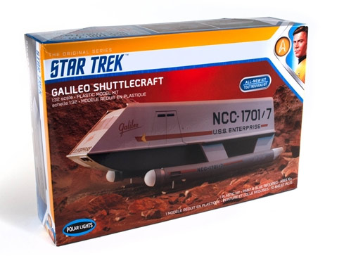 Star Trek Galileo Shuttlecraft 1/32 Scale Model Kit by Polar Lights - Click Image to Close
