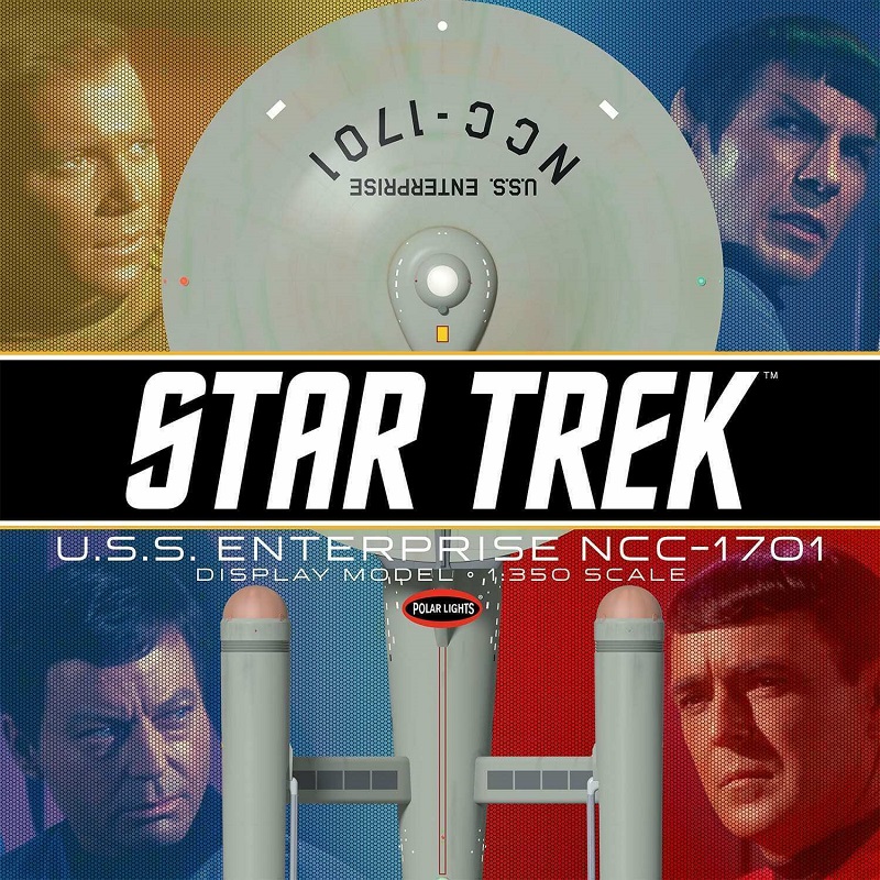 Star Trek TOS USS Enterprise NCC-1701 1/350 Scale Pre-Built Replica LIMITED EDITION by Polar Lights - Click Image to Close