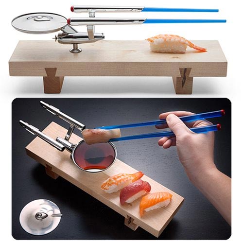 Star Trek TOS U.S.S. Enterprise NCC-1701 Sushi Set - Click Image to Close