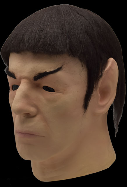 Star Trek TOS Spock Latex Mask 1975 Don Post Replica - Click Image to Close