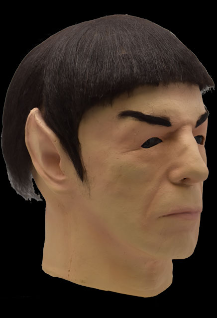 Star Trek TOS Spock Latex Mask 1975 Don Post Replica - Click Image to Close