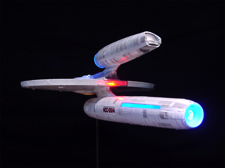 Star Trek U.S.S. Kelvin Starship 1/1000 Scale Model Light Kit - Click Image to Close