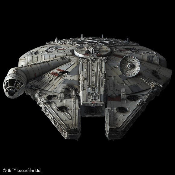 Star Wars Millennium Falcon 1/72 Scale Perfect Grade Model Kit by Bandai (SPECIAL EDITION) - Click Image to Close