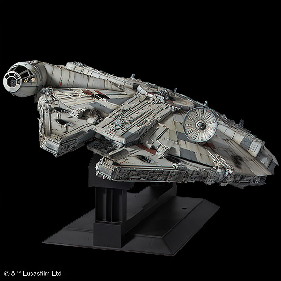 Star Wars Millennium Falcon 1/72 Scale Perfect Grade Model Kit by Bandai (SPECIAL EDITION) - Click Image to Close