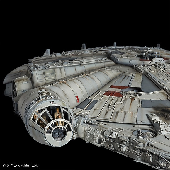 Star Wars Millennium Falcon 1/72 Scale Perfect Grade Model Kit by Bandai (SPECIAL EDITION) - Click Image to Close
