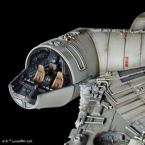 Star Wars Millennium Falcon 1/72 Scale Perfect Grade Model Kit by Bandai (SPECIAL EDITION) - Click Image to Close