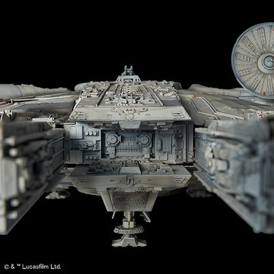 Star Wars Millennium Falcon 1/72 Scale Perfect Grade Model Kit by Bandai (SPECIAL EDITION) - Click Image to Close