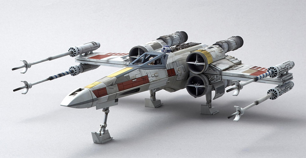 Bandai Star Wars X-Wing Starfighter Moving Edition 1//48 Scale Plastic Maquette