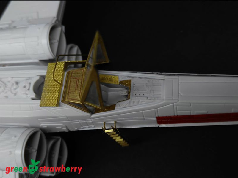 Star Wars X-Wing 1/72 Scale Photoetch and Detail Set by Green Strawberry - Click Image to Close