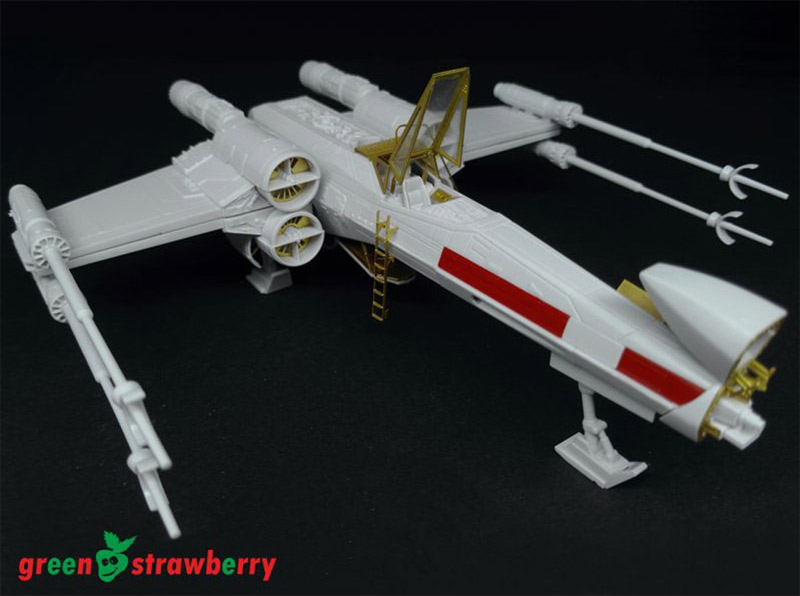 Star Wars X-Wing 1/72 Scale Photoetch and Detail Set by Green Strawberry - Click Image to Close