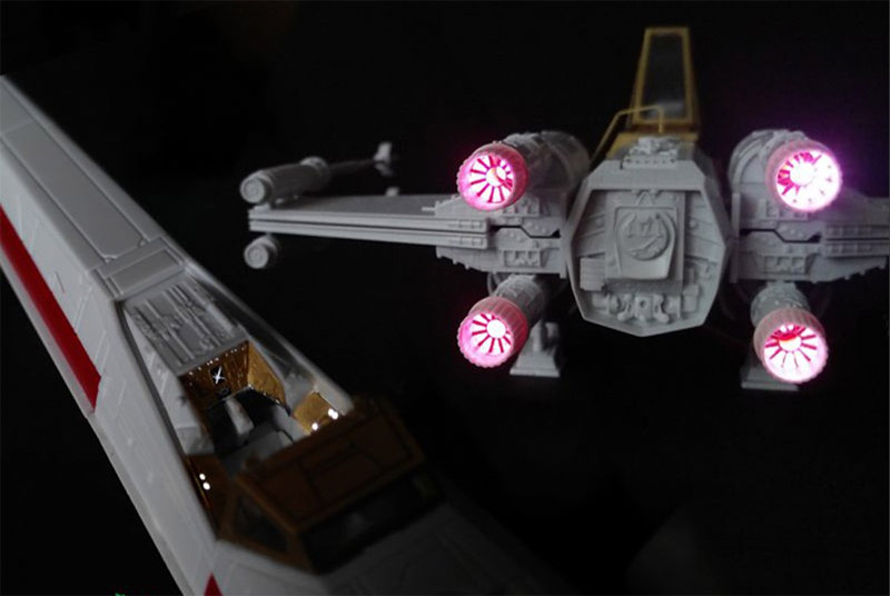 Star Wars X-Wing 1/72 Scale Photoetch and Detail Set by Green Strawberry - Click Image to Close