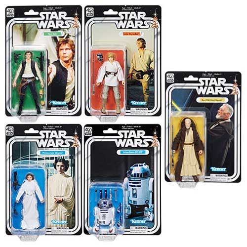Star Wars The Black Series 40th Anniversary 6" Action Figures Wave 1 - Click Image to Close