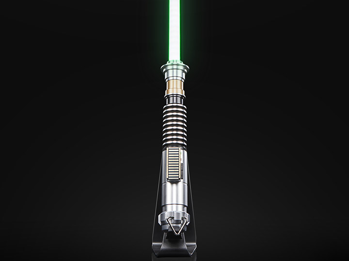 Star Wars The Black Series Luke Skywalker Force FX Elite Electronic Lightsaber - Click Image to Close