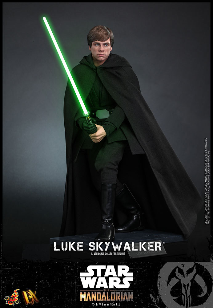 Star Wars Luke Skywalker Mandalorian Series 1/6 Scale Figure by Hot Toys - Click Image to Close