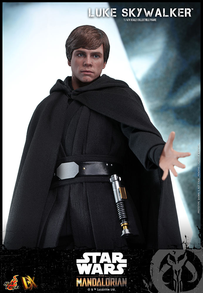 Star Wars Luke Skywalker Mandalorian Series 1/6 Scale Figure by Hot Toys - Click Image to Close