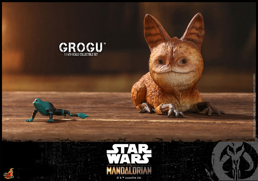 Star Wars Mandalorian Grogu 1/6 Scale Figure Set by Hot Toys - Click Image to Close