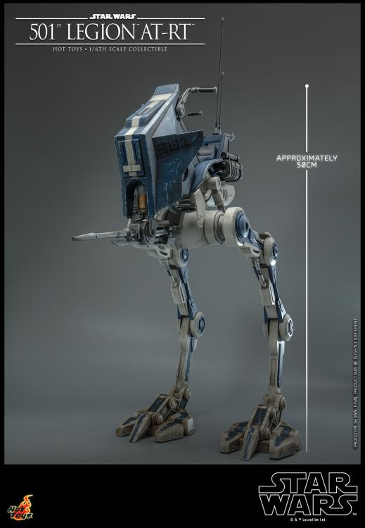 Star Wars: The Clone Wars 501st Legion AT-RT 1/6 Scale Collectible Vehicle by Hot Toys - Click Image to Close