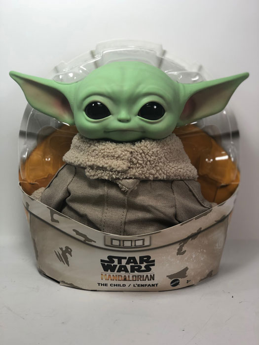 Star Wars The Mandalorian The Child Baby Yoda Grogu Plush Toy Mattel 