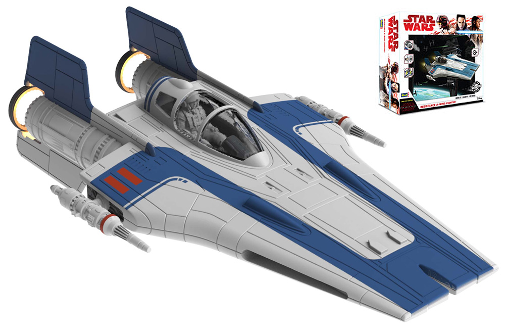 Star Wars The Last Jedi Resistance A-Wing Fighter Model Kit Star Wars The Last Jedi Resistance A-Wing Fighter Model Kit