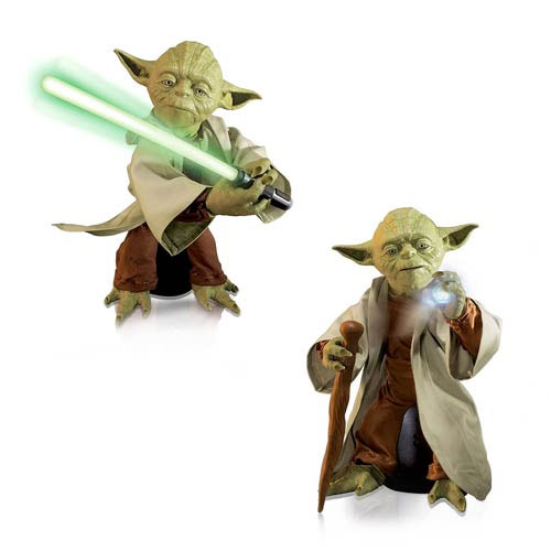 Star Wars Legendary Jedi Master Yoda Interactive Jedi Trainer Figure - Click Image to Close