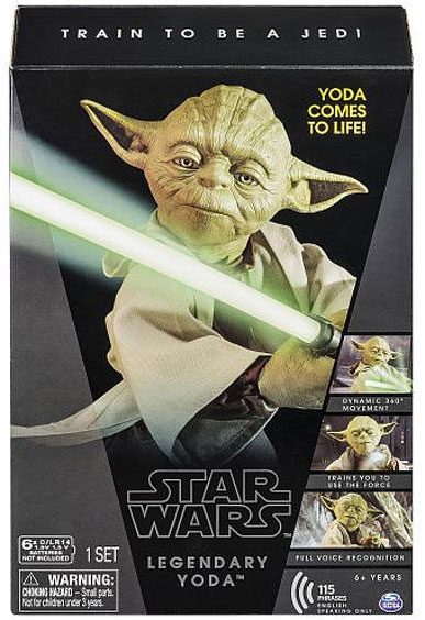 Star Wars Legendary Jedi Master Yoda Interactive Jedi Trainer Figure - Click Image to Close