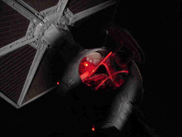 Star Wars Tie Fighter 1/72 Scale Lighting Kit for Finemolds or AMT - Click Image to Close