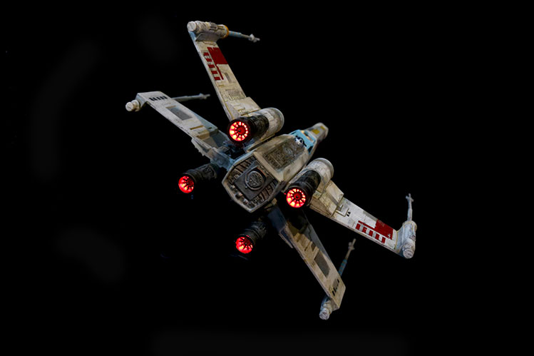 Star Wars X-Wing DELUXE Lighting Kit for MPC948 - Click Image to Close