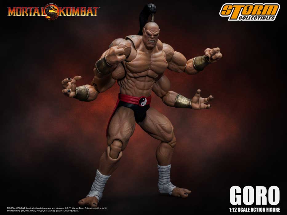 Mortal Combat Goro 1/12 Storm Action Figure: - Click Image to Close